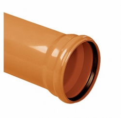 PVC buis 160mm Oranje / Bruin SN8 L=6 (werkende lengte) manchet
RAL8023